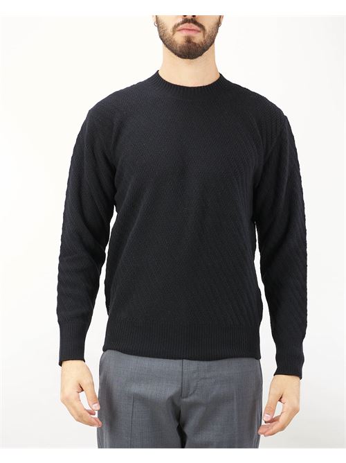 Jacquard wool sweater Paolo Pecora PAOLO PECORA | Sweater | A048F0049000